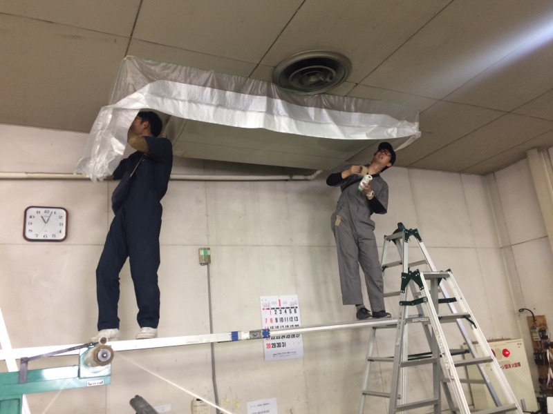 エアコンの試着室