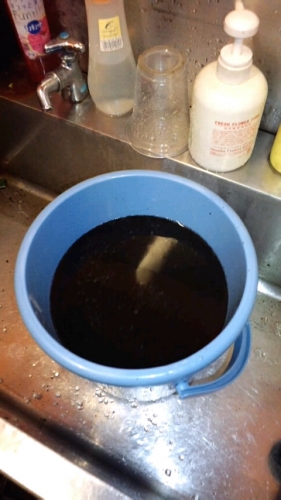 出てきた汚水は♪