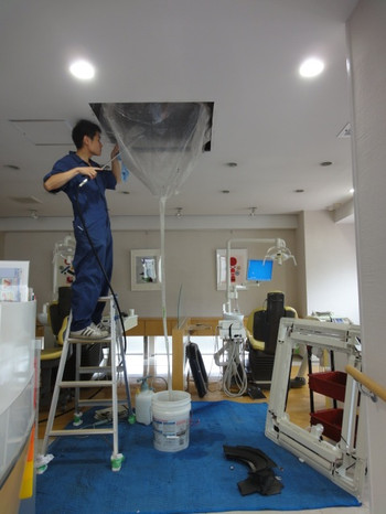 業務用エアコンクリーニング 村上歯科クリニック永犬丸様